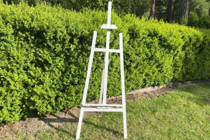 White Wooden Easel