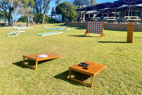 Mini Golf + Giant Lawn Games