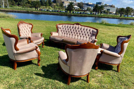 Vintage Furniture 5 Piece Package - Latte