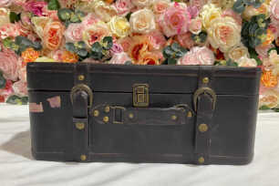 Leather Vintage Suitcase - Medium
