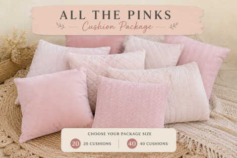 'All The Pinks' Cushion Bundle