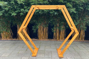 Wooden Hexagon Arbour