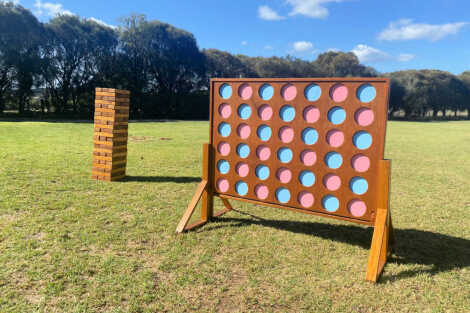 Giant Connect 4 - Baby Shower Edition