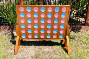 Giant Connect 4 - Baby Shower Edition