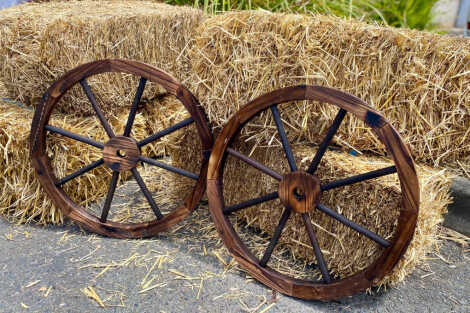 Vintage Wagon Wheel - Wooden