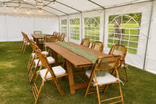 Tasmanian Oak Trestle Table - 2.4m
