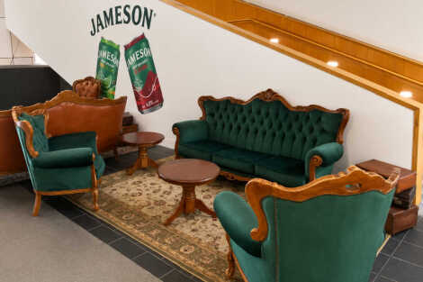 Emerald Green Vintage Armchair
