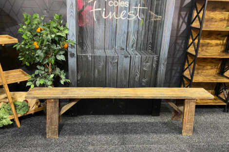 Rustic Timber Bench