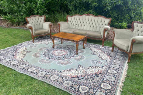 Primal Persian Mint Rug (XL) 3.4m x 2.4m