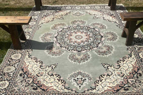 Primal Persian Mint Rug (XL) 3.4m x 2.4m