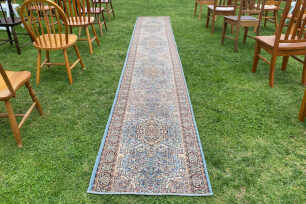 Primal Persian Long Blue Runner (L) 5m x .75m