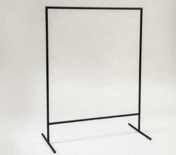Black Metal Sign Stand