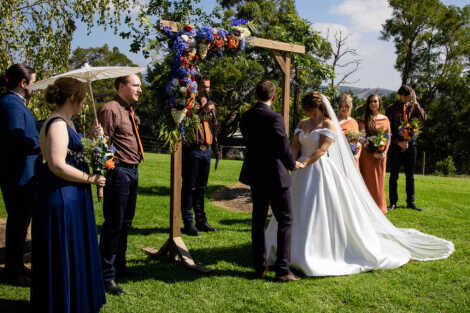 Rustic Timber Arbour