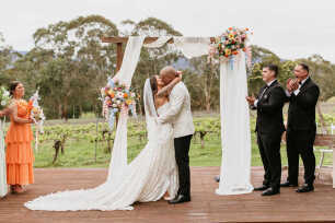 Rustic Timber Arbour