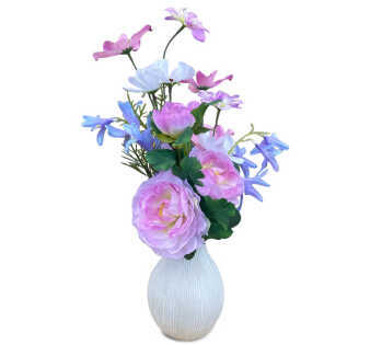 Potted Faux Pastels Arrangement