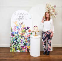 Wildflower Backdrop & Semi Circle Set
