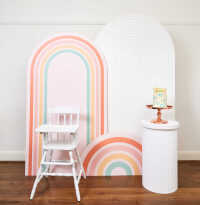 Rainbow Backdrop & Semi Circle Set