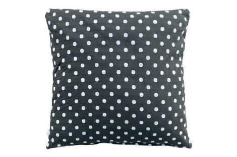 Olive & White Spot Cushion - 50cm