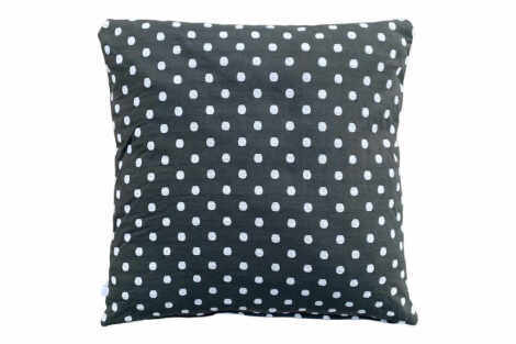 Olive & White Spot Cushion - 50cm