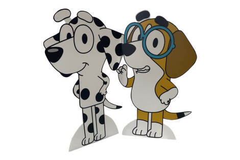 Bluey & Friends Cutouts - 9 Piece Set
