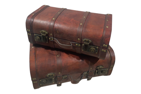 Wooden Trunk Set - 2 Piece