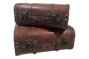 Wooden Trunk Set - 2 Piece