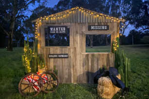 Western Theme Backdrop