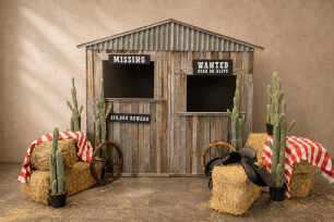 Western Theme Backdrop