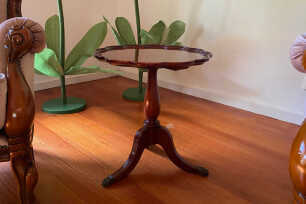 Antique Side Table - Pie-Edge