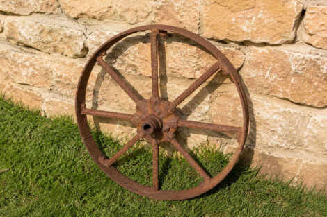 Steel Wagon Wheel (L) - 75cm