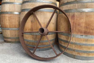Steel Wagon Wheel (L)
