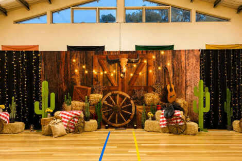 Western Print Backdrop - 6m x 3m