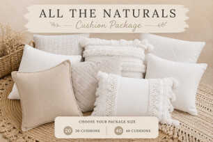 'All the Naturals' Cushion Bundle