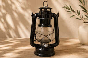Vintage Lantern Black (LED)