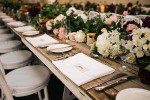 Rustic table styling