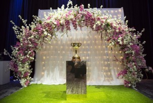 Photo backdrop for the actual Melbourne Cup! 