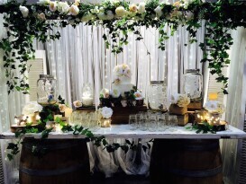 The ultimate rustic bar and cake display package