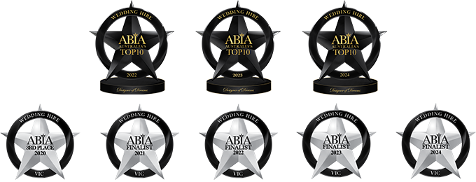 finalist badges for ABIA awards